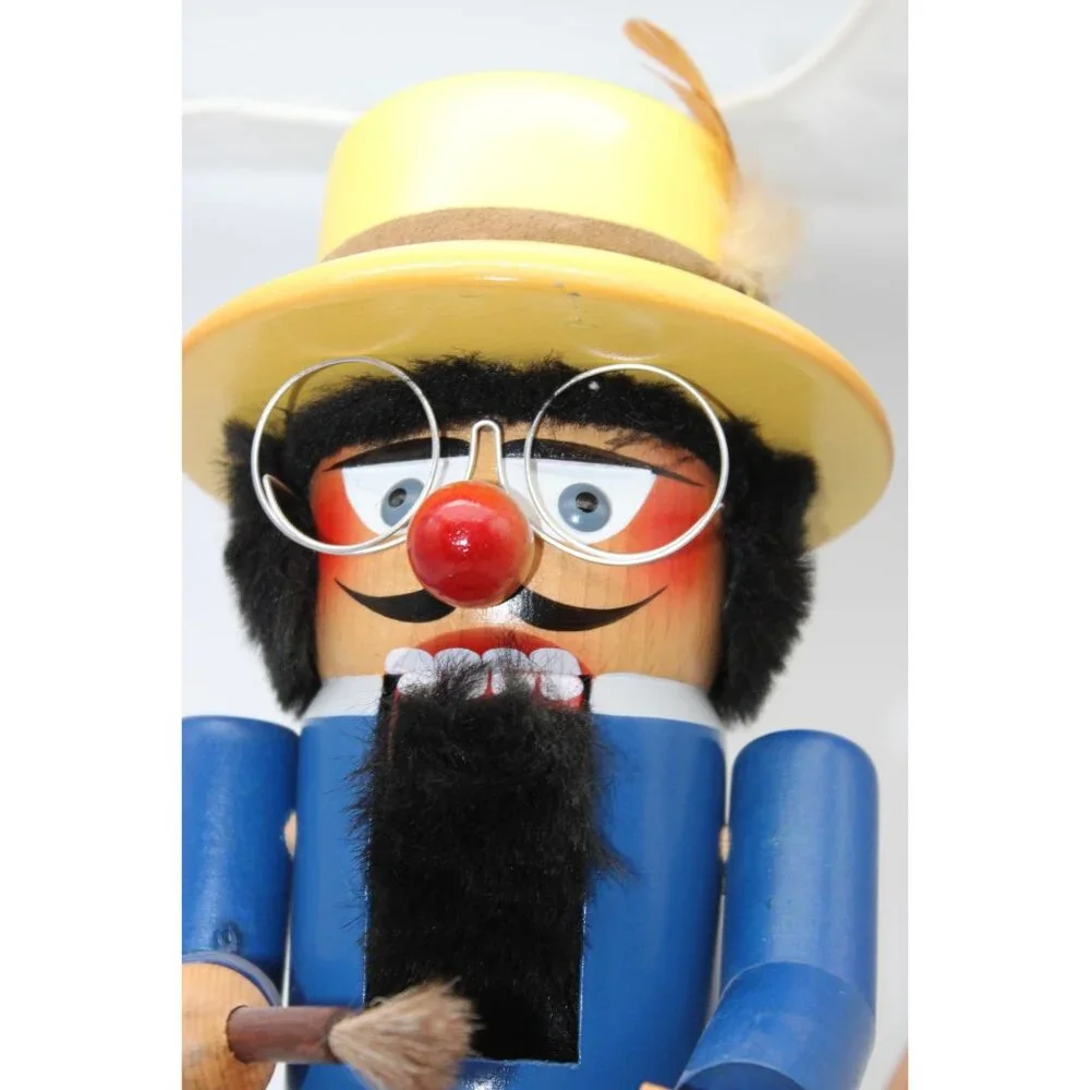 Vintage Steinbach Volkskunst Wooden Nutcracker - The Toy Maker - 12